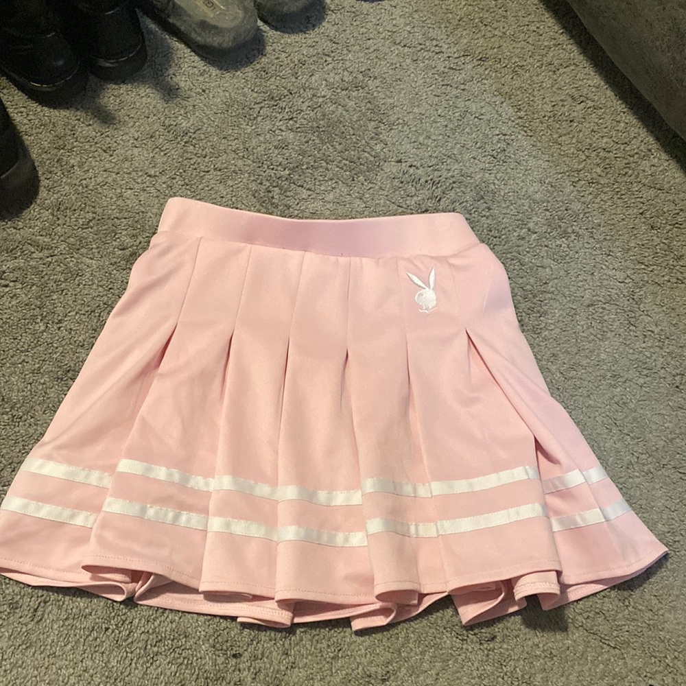 pink playboy skirt